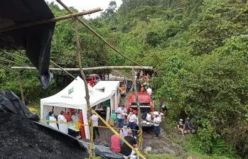 Mineros en Amagá, Antioquia (Colprensa-Agencia Nacional Minera).