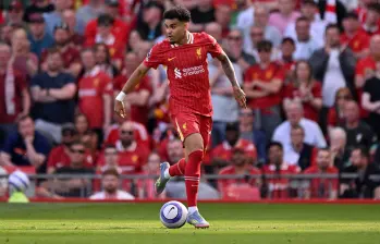 Luis Díaz jugó 36 de los 38 partidos de la pasada Premier League donde salió campeón el Liverpool. Foto: Getty Images