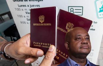 Austria y Alemania presentaron propuestas para fabricar pasaportes durante el paso de Luis Gilberto Murillo por la Cancillería. FOTOS: EL COLOMBIANO y Colprensa