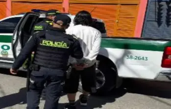 Uno de los detenidos por las autoridades de El Retiro por al parecer acosado sexualmente a una ciclista. Foto: imagen tomada de redes.