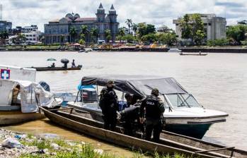 En Quibdó, la capital de Chocó, se realizaron consejos de seguridad para buscar alternativas de acción frente al paro del ELN. FOTO: JULIO CÉSAR HERRERA.