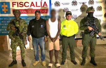 En solo 48 horas se logró la captura del presunto responsable del homicidio del alcalde de Guachené. FOTO: POLICÍA NACIONAL / FISCALÍA