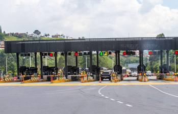 El peaje Aburrá Túnel de Occidente se encuentra en la lista de los 10 peajes más caros de Colombia. Foto: EL COLOMBIANO