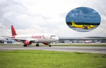 La aerolínea Avianca se ofreció a reubicar los pasajeros de Spirit Airlines tras anuncio de cierre de operaciones. FOTOS: Colprensa - AFP 
