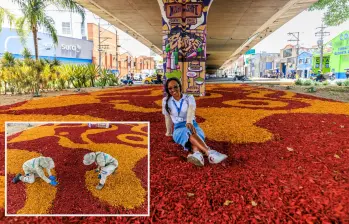 Así quedó el puente de la Avenida Guayabal con la Calle 10 tras la intervención de la Alcaldía. FOTO: Cortesía