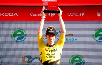 Matthew Brennan consiguió su tercera etapa en La Vuelta. FOTO: X TeamVisma