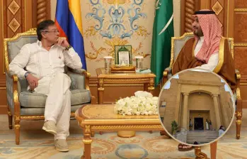 A la visita asistió el presidente Petro y la canciller Villavicencio. FOTOS: Presidencia