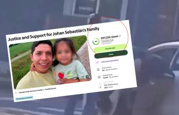 La familia del colombiano asesinado por ICE ya recauda más de US$317.000, cerca del 80% de la meta para cubrir la repatriación y otros gastos. Foto: redes sociales / captura de pantalla GoFundMe