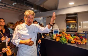 Referente de la gastronomía europea y poseedor de tres estrellas Michelin, el cocinero visitó Colombia en el marco del festival SUMAQ 2026. FOTO GETTY