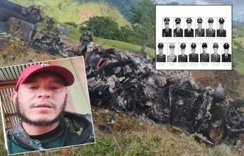 Alias Leito es señalado del ataque al helicóptero que llegó a apoyar a los policías que cumplían labores de erradicación de cultivos ilícitos en zona rural de Amalfi hace un año. Fotos: Cortesía 