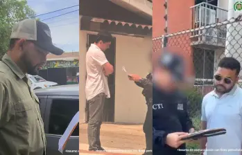 Los capturados deberán responder por delitos relacionados con corrupción y contratación irregular. Cortesía Fiscalía