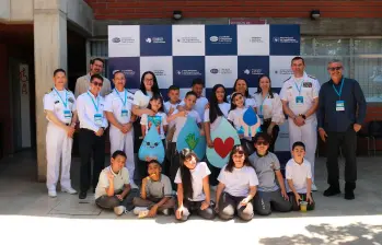 Los niños y jóvenes hacen parte de este seminario de manera activa para aprender y proteger nuestros mares. FOTO Cortesía
