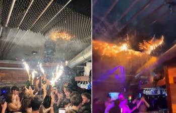 En tragedia terminó una celebración de Año Nuevo en un bar de Suiza. FOTOS: Tomada de las redes sociales - captura de video 
