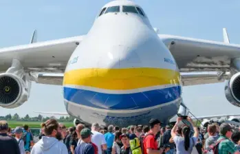El Antonov An-225 fue destruido en 2022 durante el inicio del conflicto entre Ucrania y Rusia en 2022. FOTO: GETTY 