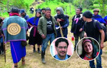 El conflicto detonó en el páramo de La Estilla, una zona que ambos pueblos reclaman como territorio ancestral. Los Misak aseguran que poseen títulos sobre el predio y acusan a los Nasa de ocupación ilegal. FOTO AFP 