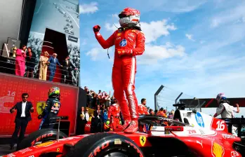 Charles Leclerc consiguió su novena victoria en F1. FOTO: X F1