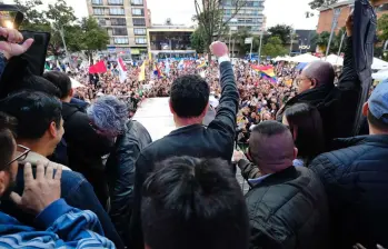 Evento en campaña del candidato Iván Cepeda. Foto: redes sociales @IvanCepedaCast