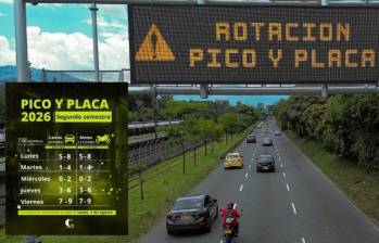 Aunque la nueva tabla de rotación fijada para el segundo semestre de 2026 comenzó el pasado lunes 3 de agosto, el calendario de suspensión de circulación para estos dos dígitos debió postergarse hasta hoy. FOTO: Manuel Saldarriaga