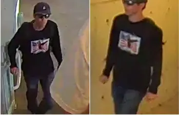 Este es el hombre sospechoso de disparar contra el activista Charlie Kirk en un evento en la Utah Valley University. FOTOS: Tomadas de X @FBISaltLakeCity