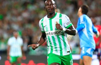 El extremo caleño Marino Hinestroza, de 23 años, anotó 11 goles y dio 14 asistencias en su paso por Atlético Nacional. Foto: Camilo Suárez