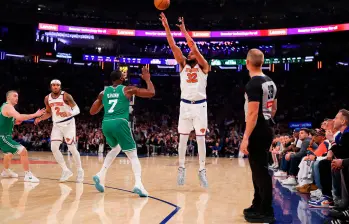 Los Knicks superaron a los Celtics en la otra serie de semifinal del Este, por un global de 4-2. FOTO: GETTY