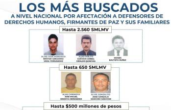 Néstor Gregorio Vera, alias Iván Mordisco, encabeza el cartel de los más buscados del país. Foto: Fuerzas Militares