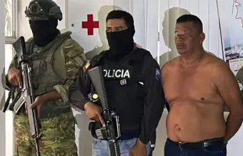 Capturaron en Ecuador a Pedro M., alias ‘Pepe’, jefe de los sicarios de Los Choneros. FOTO: Ministerio de Defensa de Ecuador