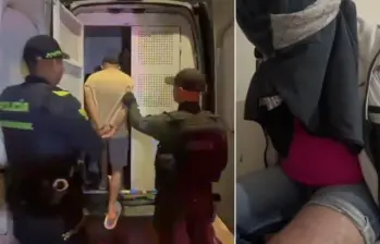 Capturaron a cinco hombres señalados de secuestrar a un conductor en la localidad de Bosa, en Bogotá. FOTOS. Capturas de video 