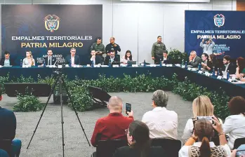 Tras la suspensión del empalme, el presidente electo De la Espriella inició los “empalmes regionales”. FOTO Cortesía
