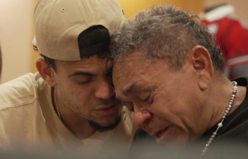 Luis Díaz se reencontró con su papá tras su secuestro. 