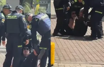 Ciudadano francés que estaba alrededor de la USC presuntamente intentó burlar esquema de seguridad. Foto: Captura de video redes sociales