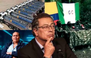 Presidente Gustavo Petro finaliza su gobierno rodeado de escándalos. Foto: Colprensa, cortesía y captura de video.