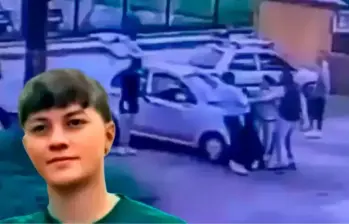 El homicidio de Juan Felipe Rincón ocurrido el 24 de noviembre de 2024 al sur de Bogotá. Foto: captura de video.