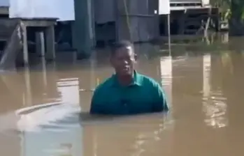 El Chocó está bajo el agua en esta temporada de lluvias de julio. FOTO: Captura de video