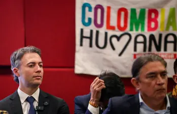 El exalcalde de Medellín, Daniel Quintero, y el exdirector del Departamento de Prosperidad Social, Gustavo Bolívar. FOTO COLPRENSA