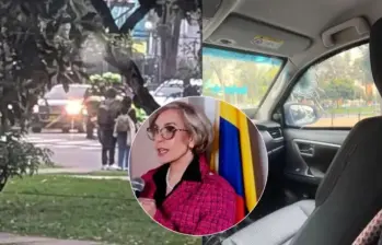 El atentado contra Elvia Isabel Otero ocurrió este 22 de marzo en Bogotá hacia las 5 de la tarde. Foto: Redes sociales.