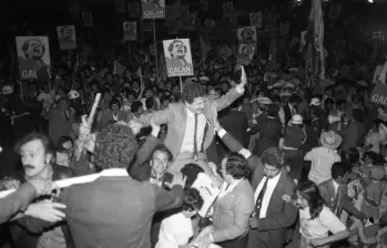 Luis Carlos Galán fue asesinado en Soacha el 18 de agosto de 1989. Foto: Colprensa