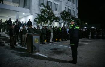 La Policía en conjunto con el Ejétcito realizaron un operativo en contra de las principales bandas que delinquen en Barranquilla y el Atlántico. Foto: @DirectorPolicia