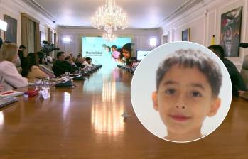 La muerte del niño Kevin Arley Acosta Pico ha generado consternación en el país. FOTO: Captura de video y tomada de X @RonnySuarez_