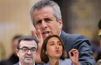 Luis Fernando Velasco aseguró ante la justicia que la llegada de Olmedo López al Gobierno se dio po solicitud de Laura Sarabia y el presidente Gustavo Petro. Fotos: Colprensa