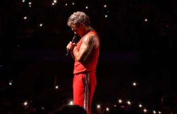 Robbie Williams se mostró emocionado y agradecido por la euforia colombiana, prometió volver tras comenzar con pie derecho su gira por América Latina. FOTO Claudia Arango Holguín