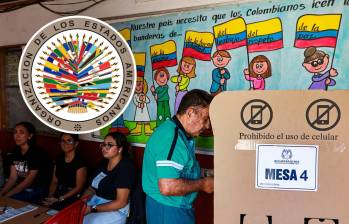 La Organización de Estados Americanos (OEA) confirmó que esta será la misión número 26 que despliega en Colombia. Foto: Manuel Saldarriaga / OEA