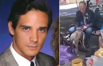 Alejandro Landeros ahora se encuentra en situación de calle después de haber triunfado participando en novelas mexicanas. FOTOS: Capturas de pantalla 