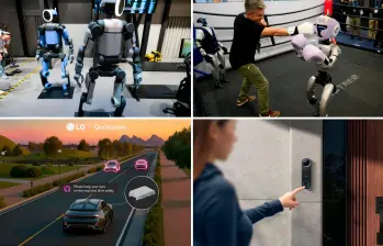 Novedades en robótica y con inteligencia artificial presentó el CES este año. FOTOS Getty y Europa Press