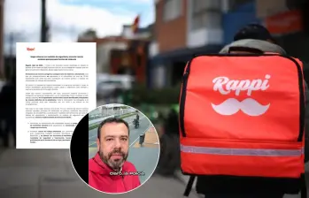 La empresa Rappi le respondió al alcalde de Bogotá, Carlos Fernando Galán. Fotos: Colprensa, captura de video y Rappi Colombia. 