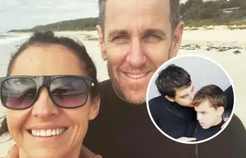 Los hijos de los Clune, Leon, de 16 años, y Otis, de 14, padecían un trastorno del espectro autista severo y necesitaban cuidados las 24 horas del día. FOTO: Tomada de redes sociales de Jarrod Clune