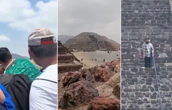 Tiroteo en pirámide de Teotihuacán en México fue planificado, afirman autoridades. FOTOS: Capturas de video
