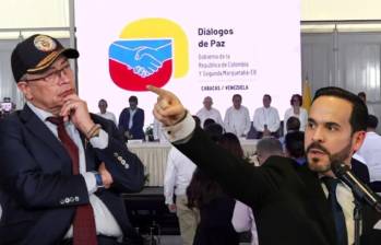 Presidente Gustavo Petro y el presidente electo Abelardo de la Espriella. Foto: Colprensa