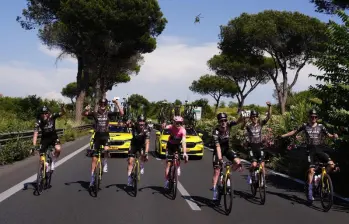 Jonas Vingegaard contó con un gran equipo que le ayudó a confirmar su favoritismo en el Giro de Italia. FOTO X-GIRO