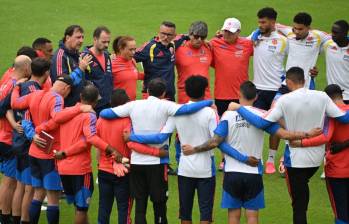 El grupo dirigido por Néstor Lorenzo se ha mostrado unido e ilusionado en llegar hasta el último día de la competición en el Mundial. Foto: AFP